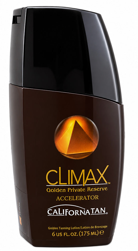 Californian Tan Climax Golden Private Reserve Accelerator bottle, 6 fl. oz.