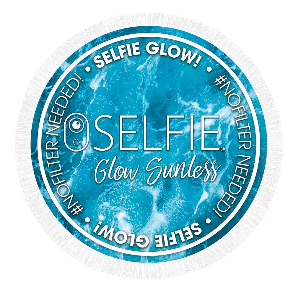 Selfie Glow Sunless Beach Towel