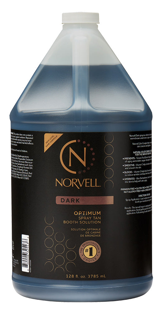 Norvell dark tanning solution bottle on a white background