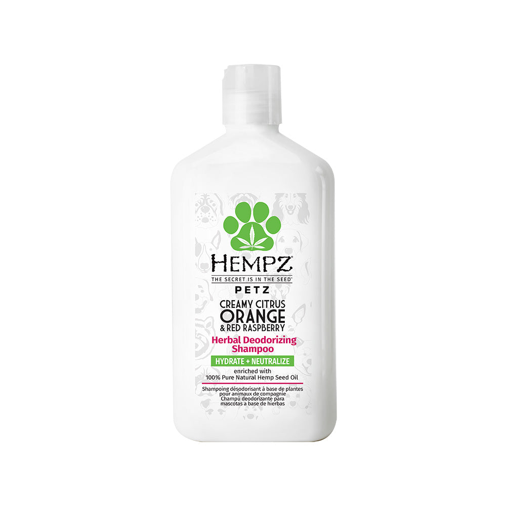 Petz Creamy Citrus Orange & Red Raspberry Herbal Deodorizing Shampoo
