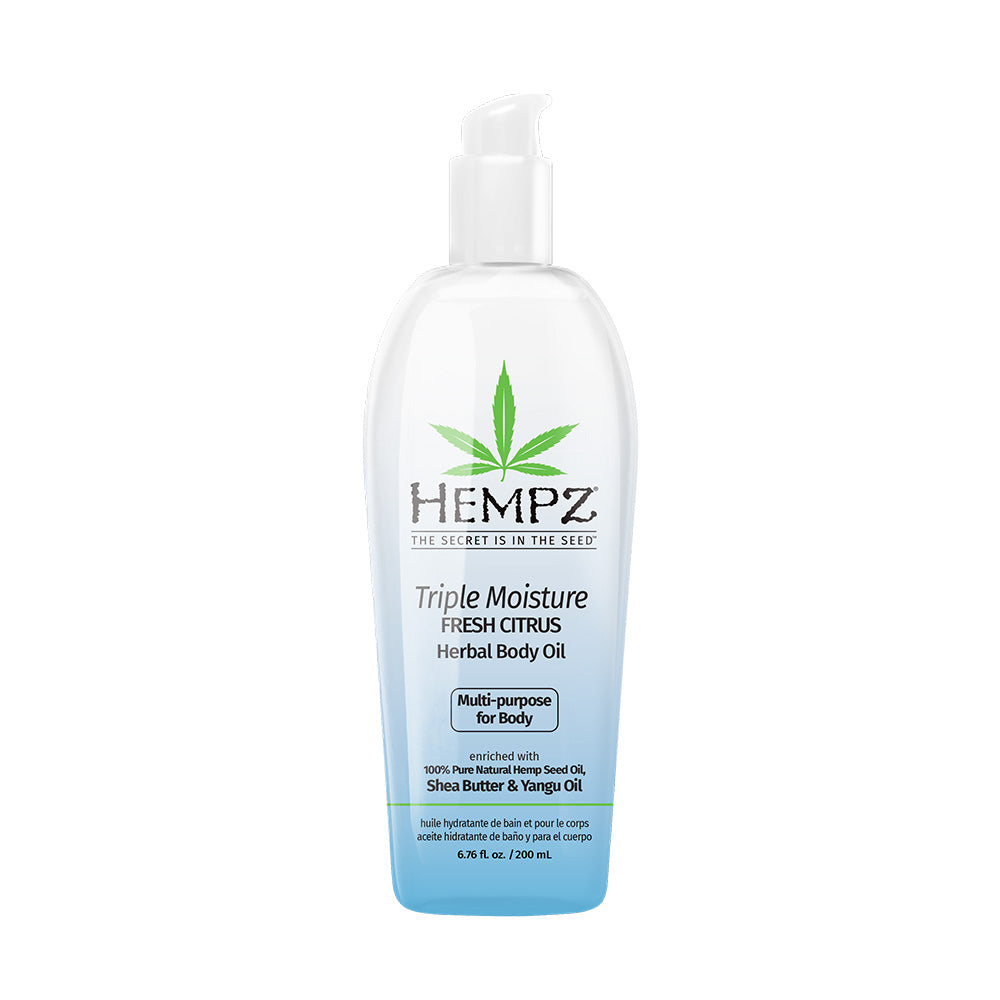 Triple Moisture Fresh Citrus Herbal Body Oil - Multi Purpose