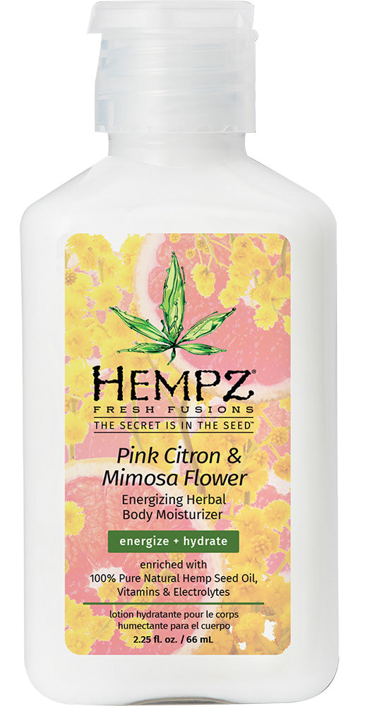 Pink Citron & Mimosa Flower Energizing Herbal Body Moisturizer