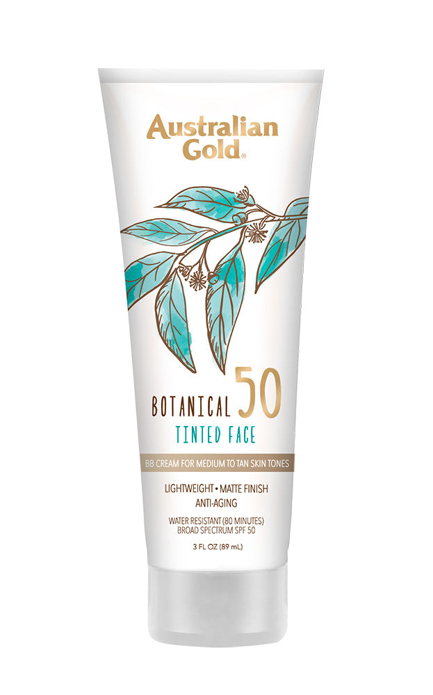 Botanical SPF 50 Tinted Face Sunscreen Medium-Tan