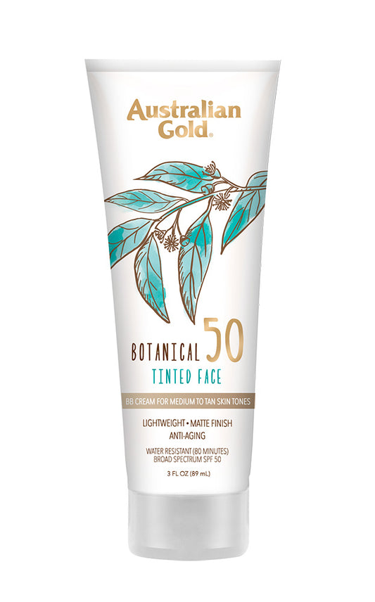 Botanical SPF 50 Tinted Face Sunscreen Medium-Tan
