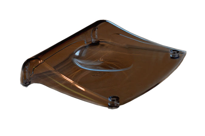brown acrylic pillow for sunbeds on a white background 