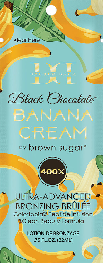Double Dark Black Chocolate Banana Cream
