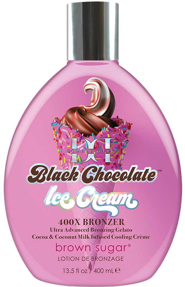 Double Dark Black Chocolate Ice Cream