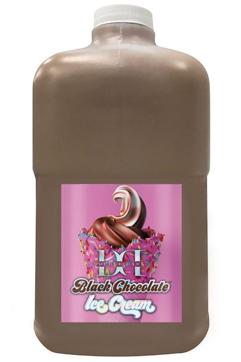 Double Dark Black Chocolate Ice Cream