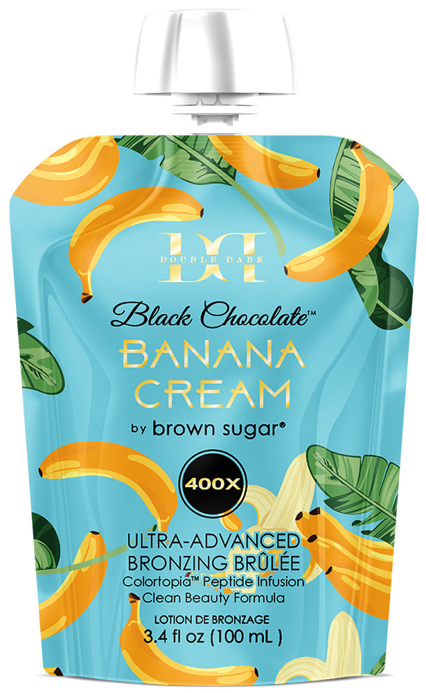 Double Dark Black Chocolate Banana Cream