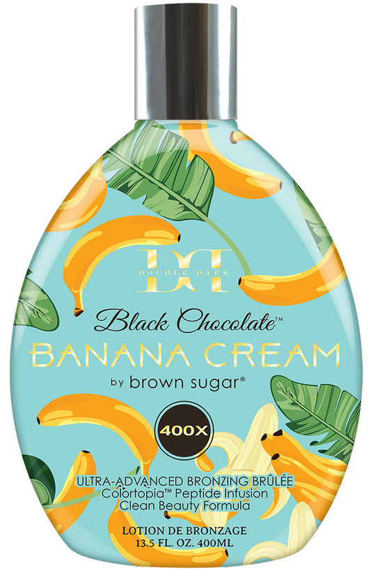 Double Dark Black Chocolate Banana Cream