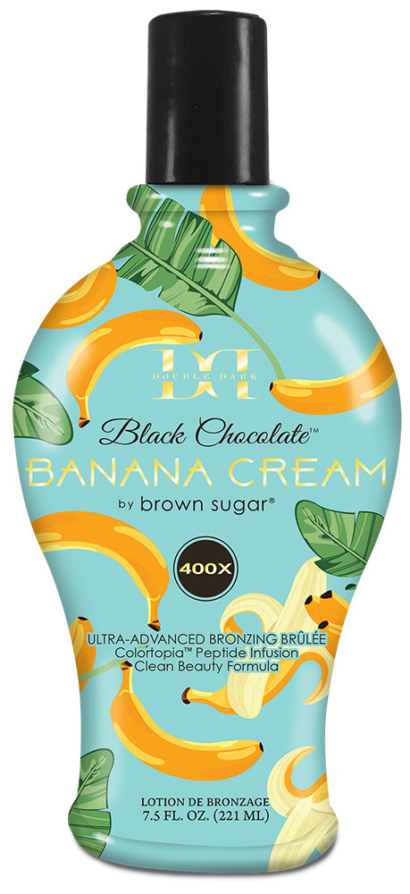Double Dark Black Chocolate Banana Cream