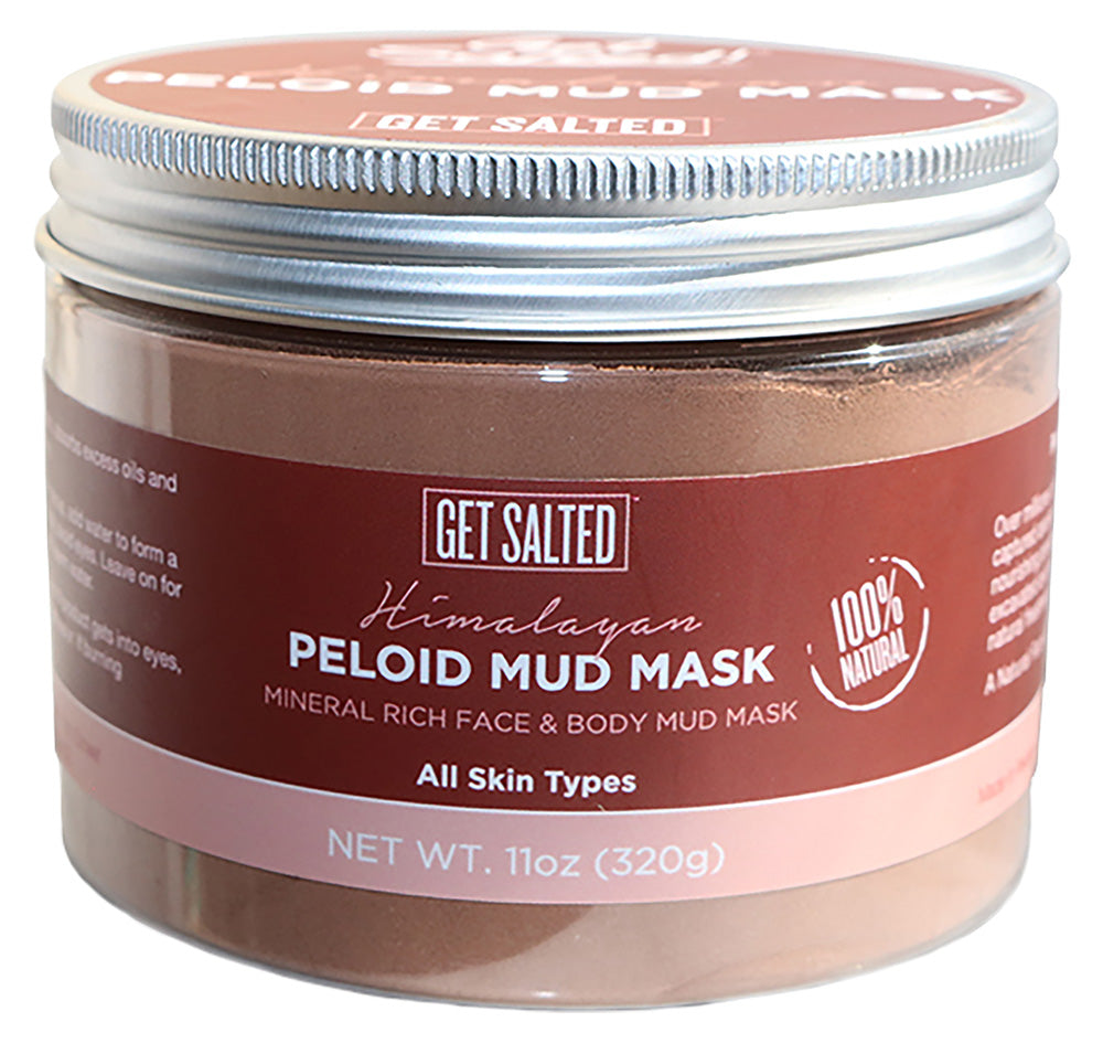 Peloid must mask jar on a white background 