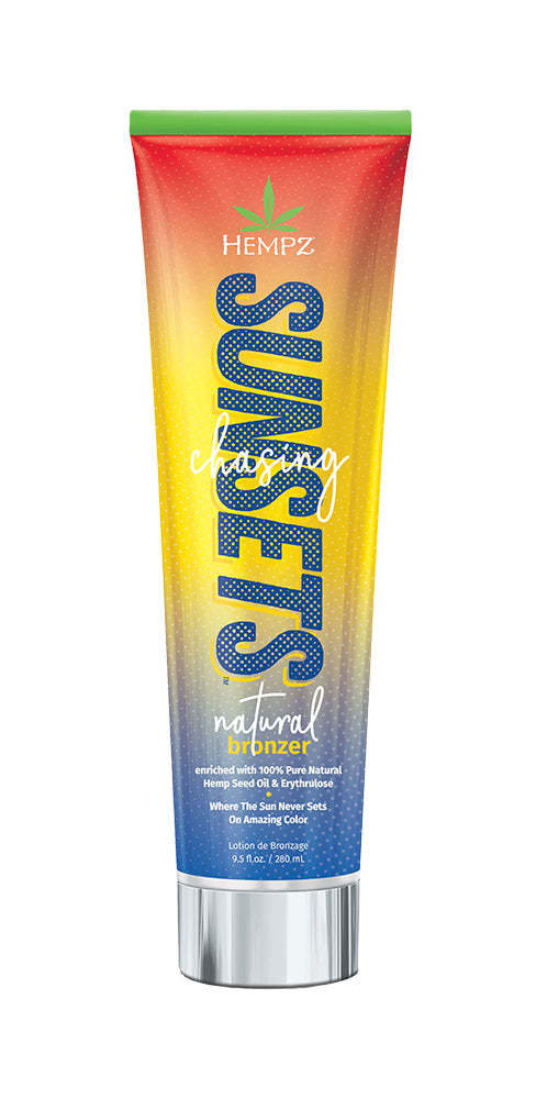 Hempz Suns Cruising Natural Tanning Lotion bottle on a white background