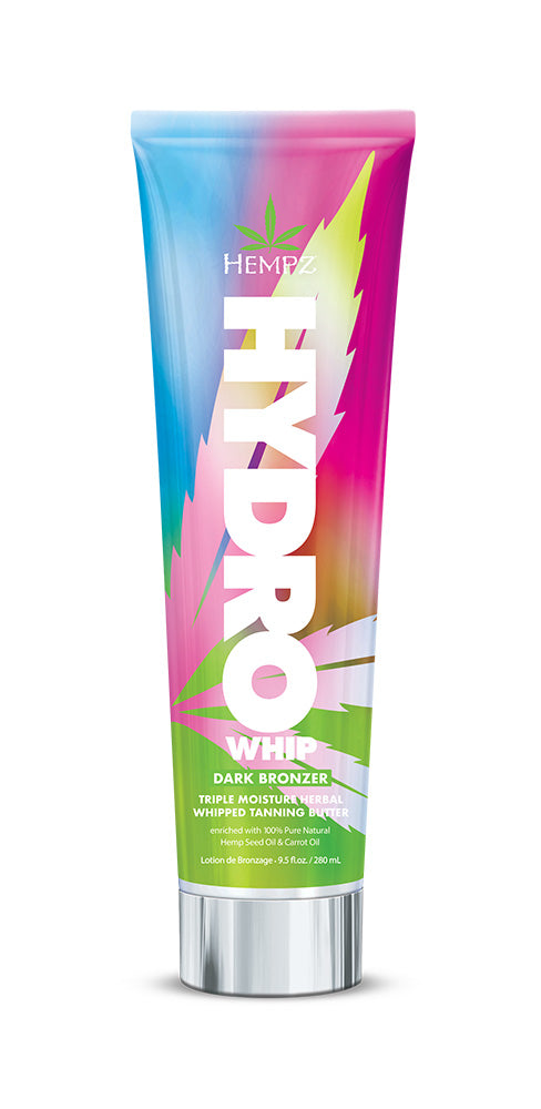 Tube of Hydro Dark Bronzer with colorful packaging on a white background