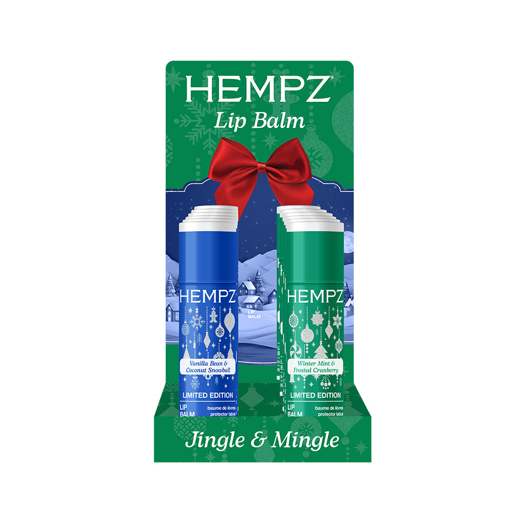 Hempz Jingle & Mingle Lips Display