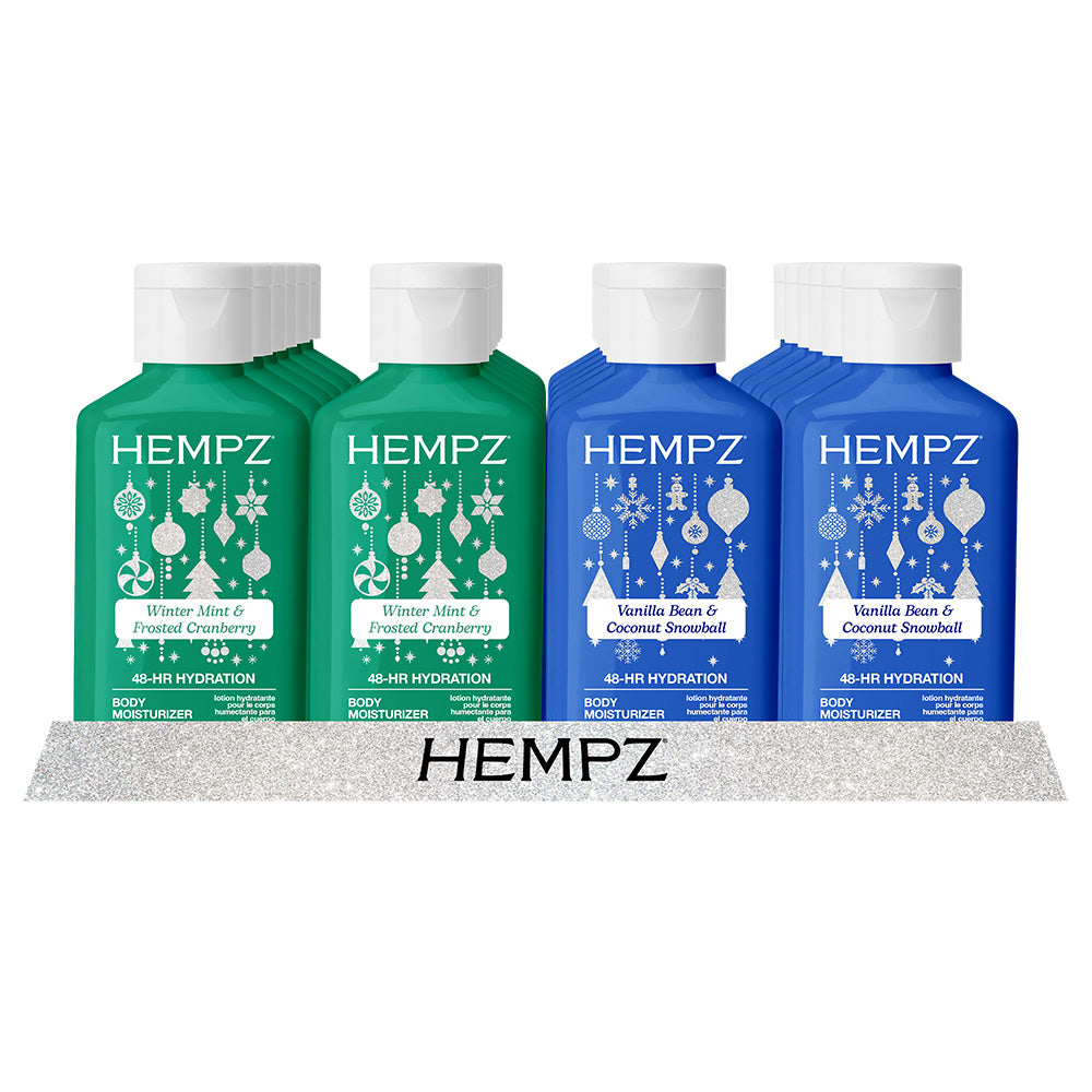 Hempz Mini Sweet Wonderland Display