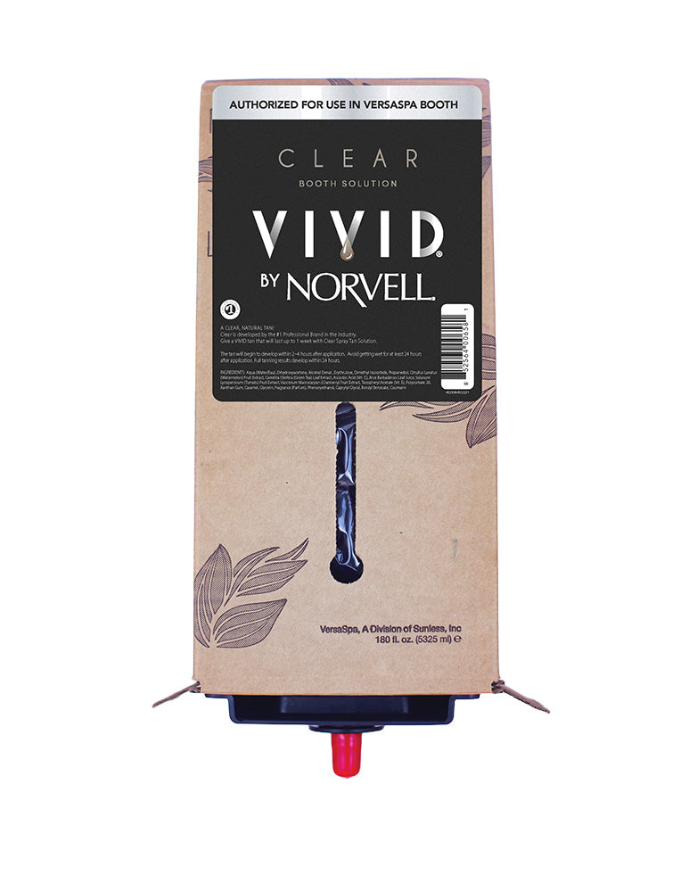 Vivid by Norvell booth solution packaging on a white background
