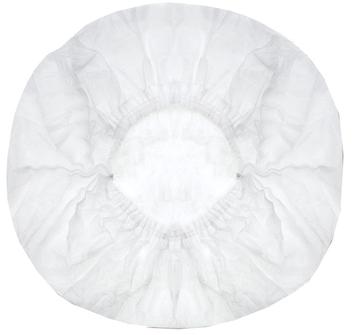 Disposable cap on a white background 
