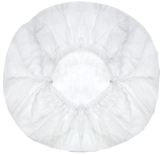 Disposable cap on a white background 