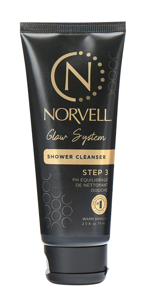 Norvell shower cleanser tube on a white background