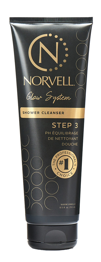 Norvell shower cleanser tube on a white background