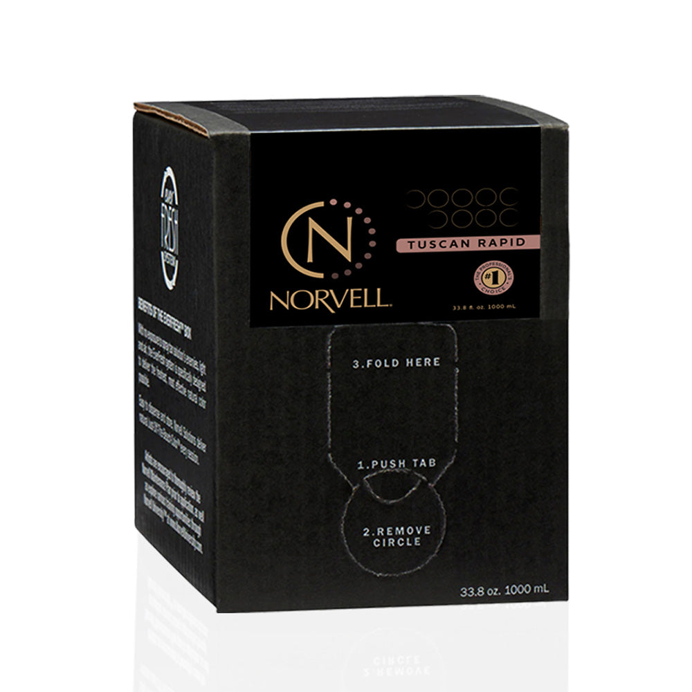 A black Norvell Tuscan Rapid  shown on a white background with a soft reflection.
