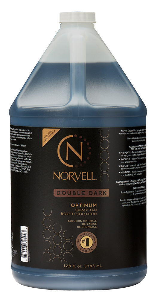 Norvell Double Dark tanning lotion bottle on a white background