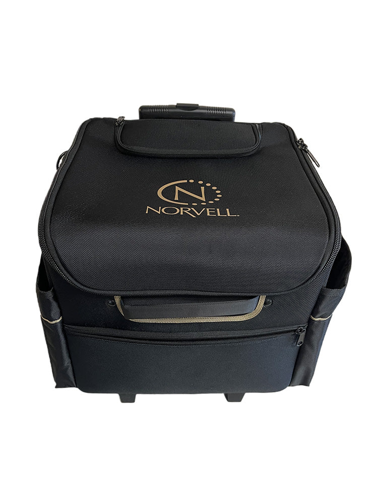 Black Norvell travel bag on a white background