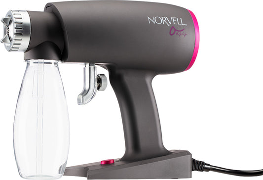 Gray Norvell spray gun on a white background