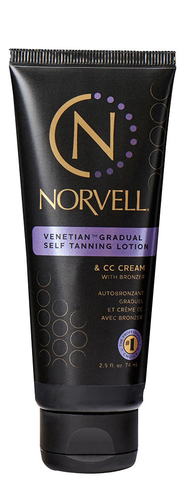 Norvell Venetian Gradual Self Tanning Lotion tube on a white background