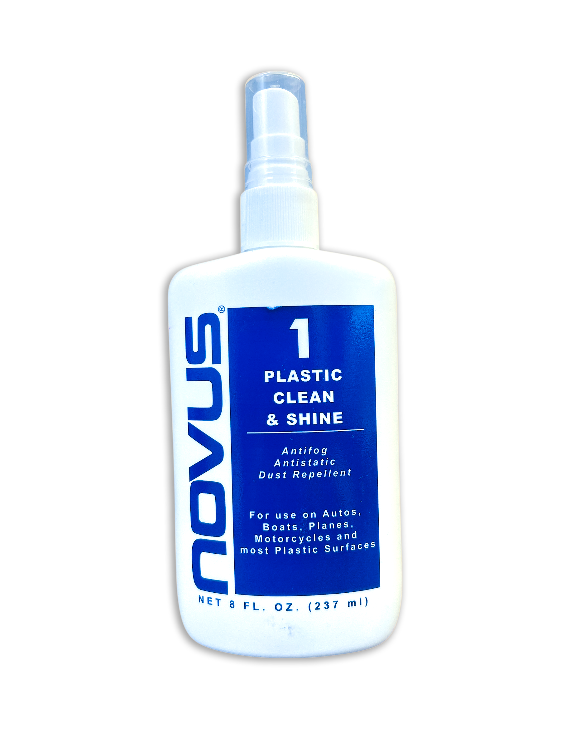 Novus Plastic Clean & Shine spray bottle 