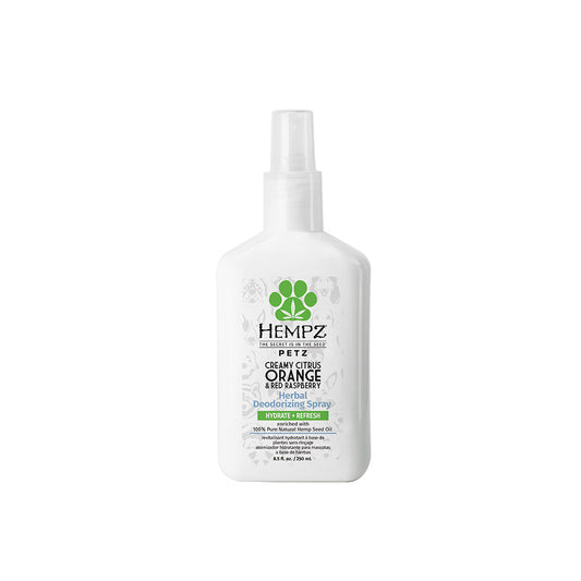 Petz Creamy Citrus Orange & Red Raspberry Herbal Deodorizing Spray