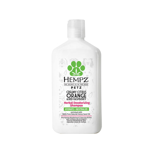 Petz Creamy Citrus Orange & Red Raspberry Herbal Deodorizing Shampoo
