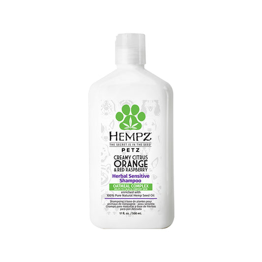 Petz Creamy Citrus Orange & Red Raspberry Herbal Sensitive Shampoo