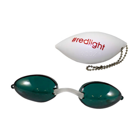 Pods red light eyewear on a white background 