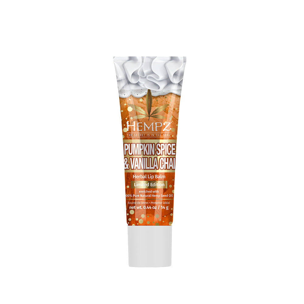 Pumpkin Spice & Vanilla Chai Herbal Lip Balm