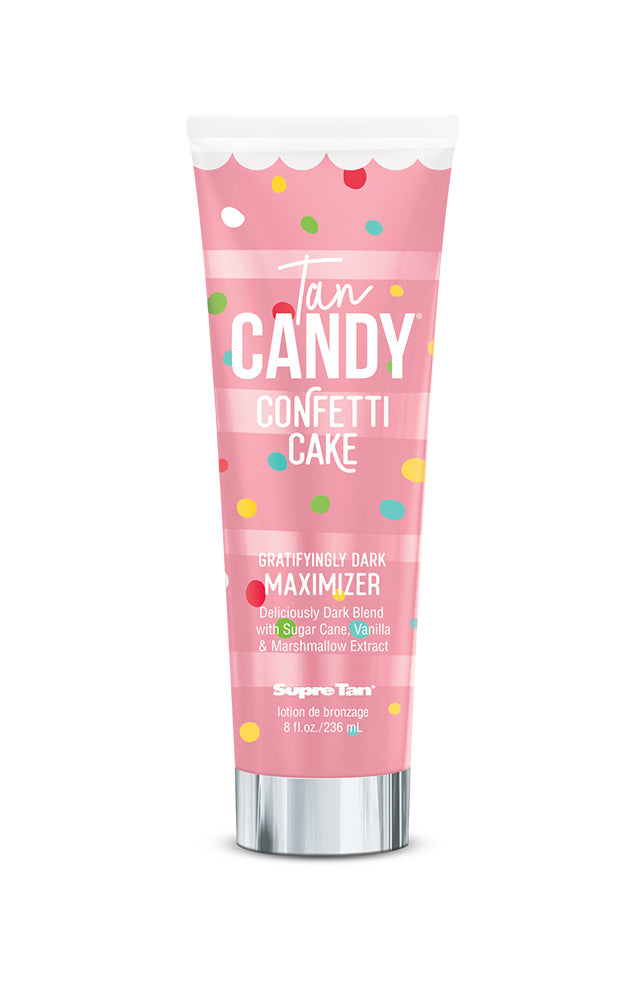 Tan Candy Confetti Cake