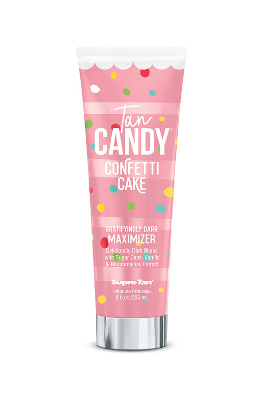 Tan Candy Confetti Cake