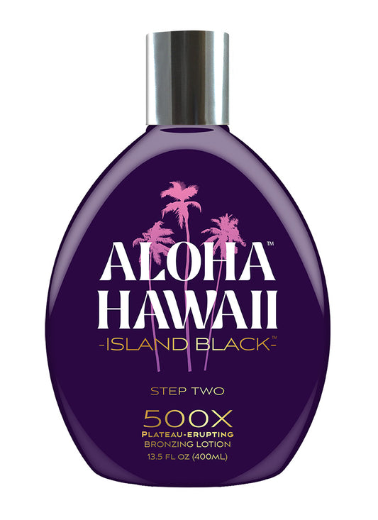 Aloha Hawaii Island Black