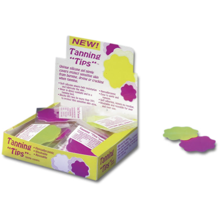 display box of tannin tips on a white background 