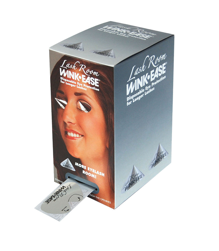 Wink ease counter display on a white background 